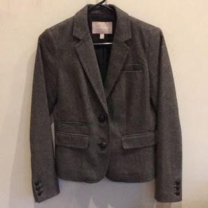 Banana Republic grey wool blazer size 2